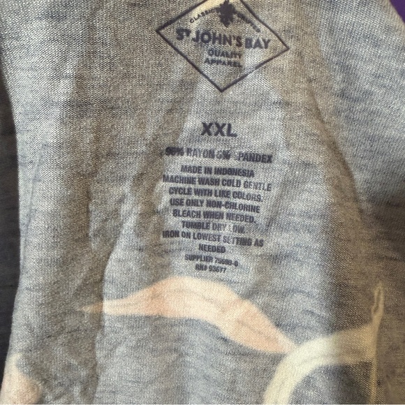 St. John's Bay Navy Floral Dress - Picture 3 of 6